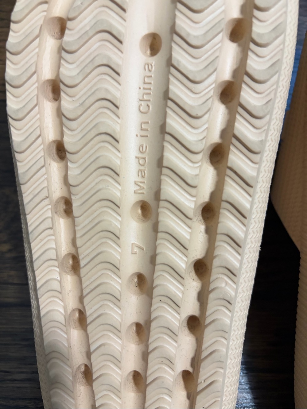 Bebe Cream Slide Sandals Logo - Picture 5 of 5